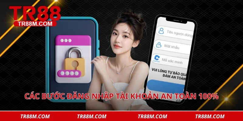 Các bước đăng nhập tài khoản an toàn 100%
