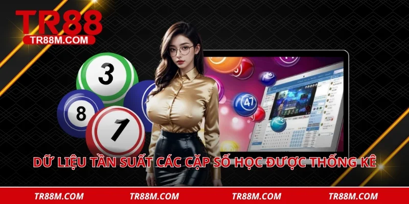 Dữ liệu tần suất các cặp số học được thống kê mỗi ngày