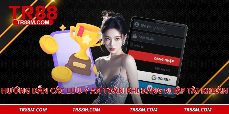 Hướng dẫn các lưu ý an toàn khi đăng nhập tài khoản 