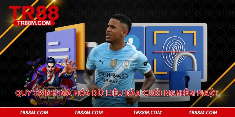 Quy trình mã hóa dữ liệu đầu cuối nghiêm ngặt được thiết lập toàn diện hằng ngày