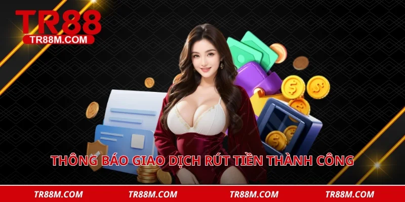 Thông báo giao dịch rút tiền thành công